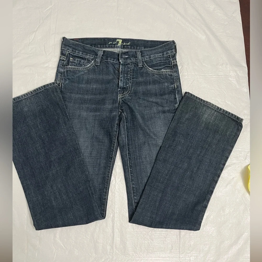 For all Mankind jeans boy cut,button fly, size 27